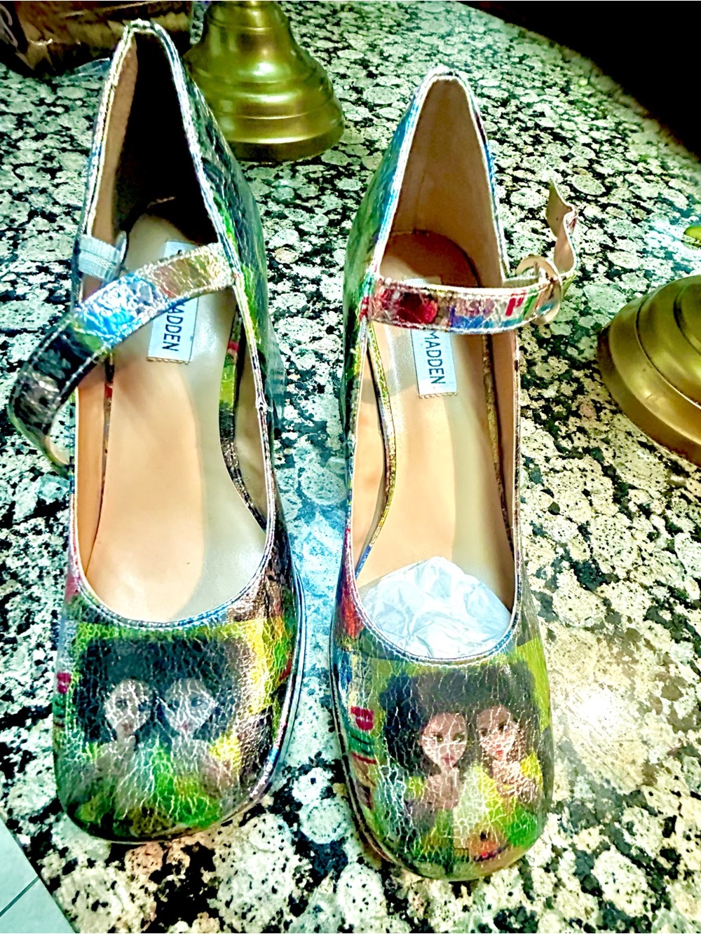 Steve Madden Multicolor Mary Jane Heels